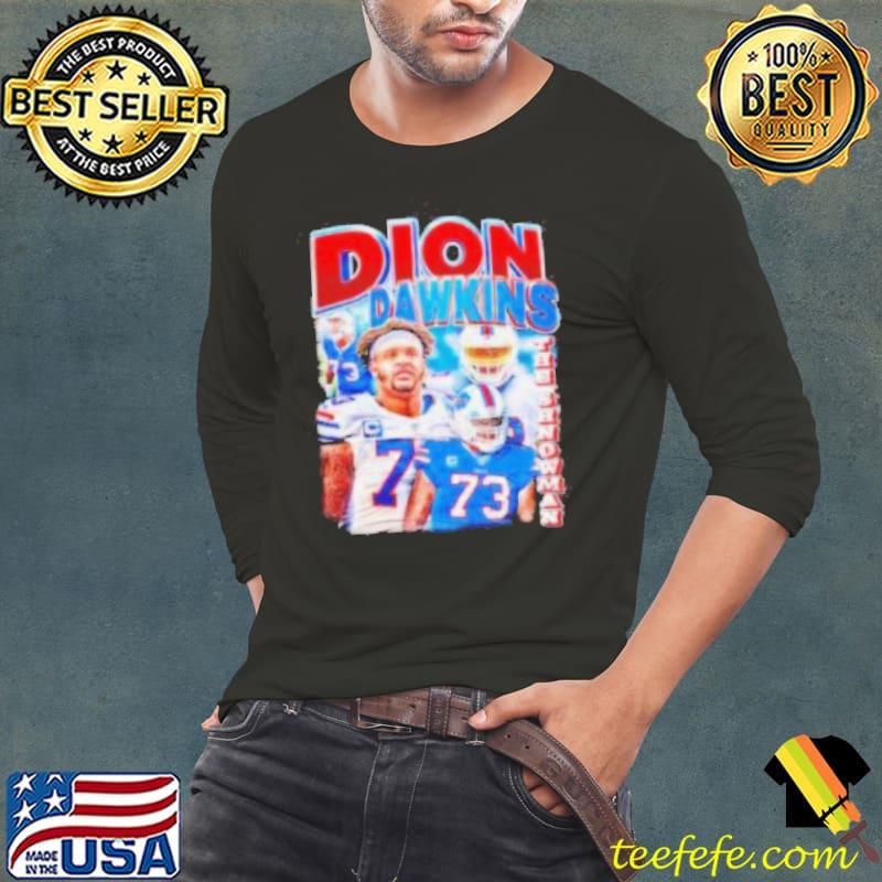 Dion Dawkins Buffalo Bills vintage s Long Sleeve Tee Dion Dawkins Buffalo Bills vintage s Long Sleeve Tee