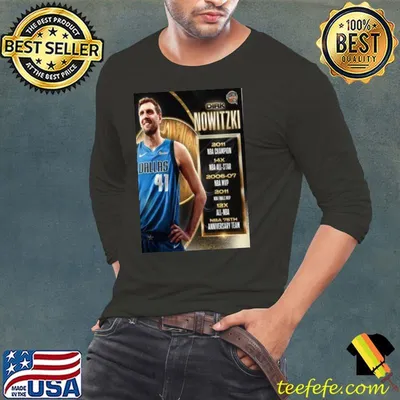 Dirk Nowitzki Basketball Hall Of Fame Resume Class Of 2023 shirt