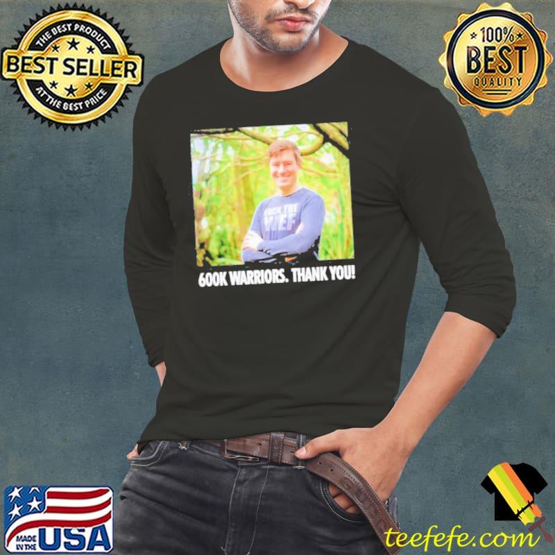 Dr. Simon Goddek 600K Warriors Thank You shirt
