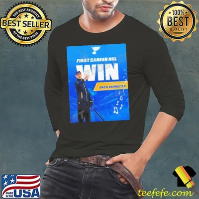 Drew Bannister – First Win Behind The Bench Shirt