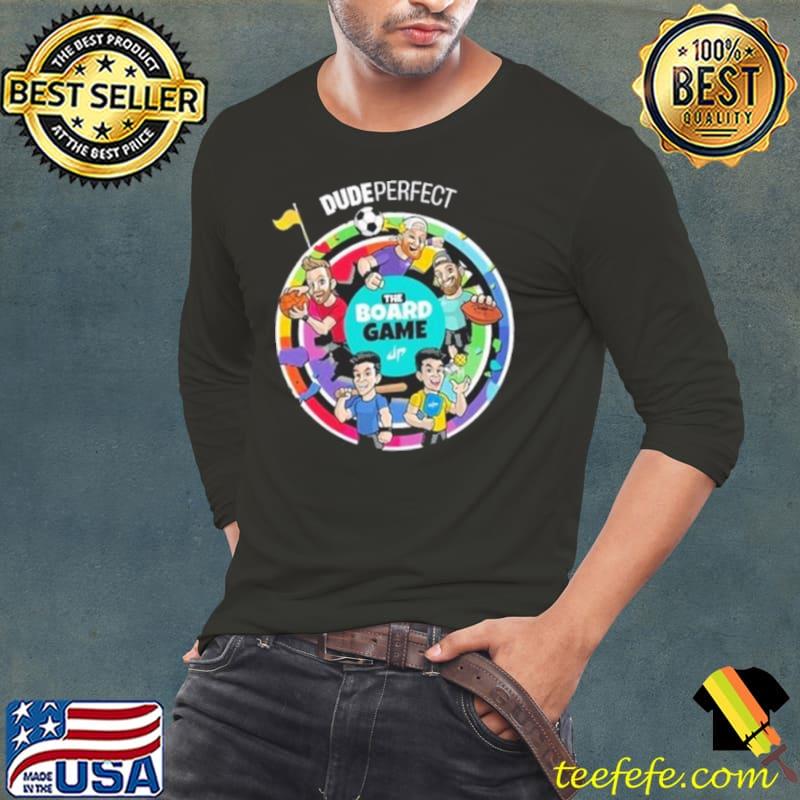 Dude Perfect The Board Game Shirt Long Sleeve Tee Dude Perfect The Board Game Shirt Long Sleeve Tee