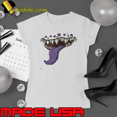 Dungeons And Dragons Mimic Mouth Print shirt