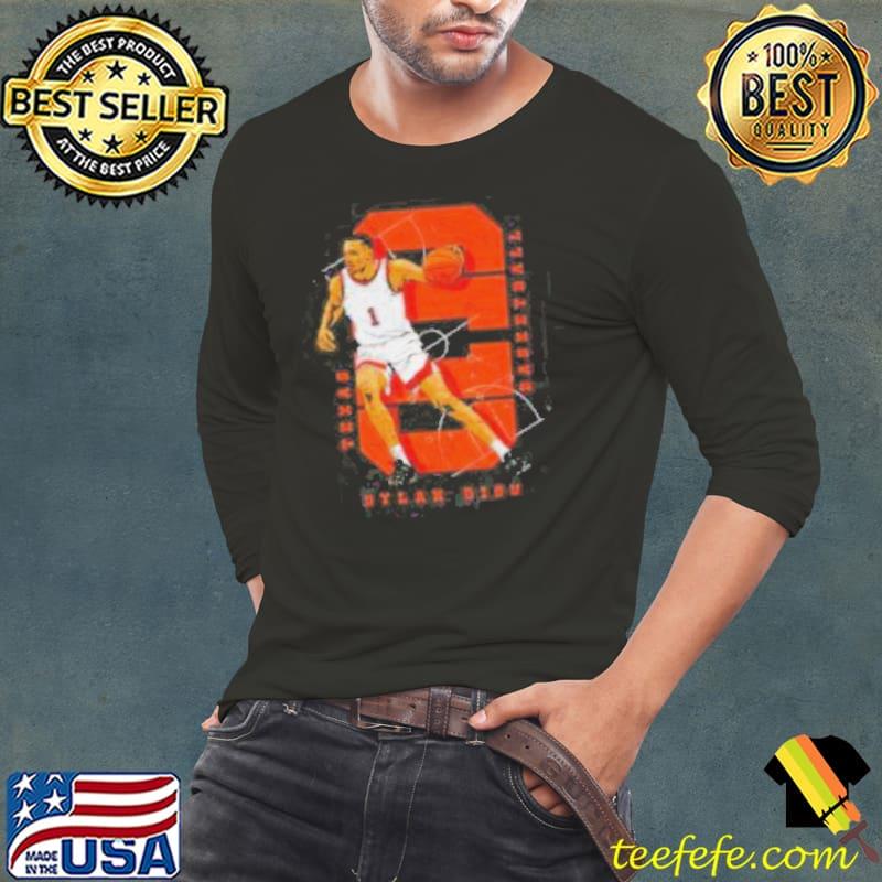 Dylan Disu College Number WHT Texas Basketball Shirt Long Sleeve Tee Dylan Disu College Number WHT Texas Basketball Shirt Long Sleeve Tee