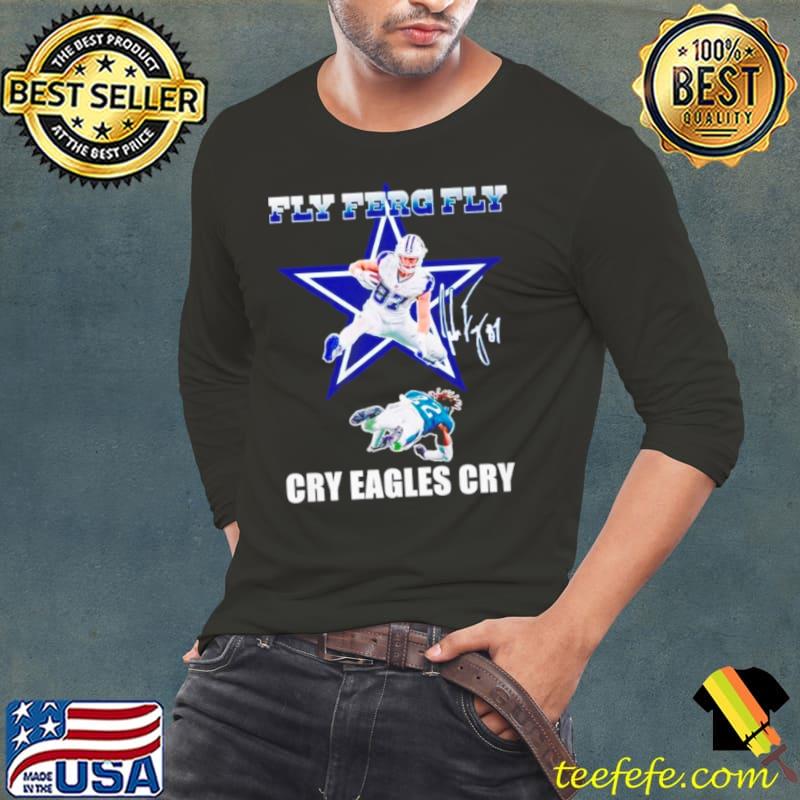 Fly Ferg Fly Cry Eagles Cry s Long Sleeve Tee Fly Ferg Fly Cry Eagles Cry s Long Sleeve Tee