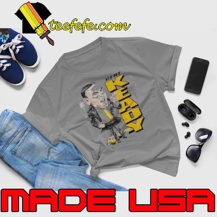 Gene Keady NCAA basketball coach caricature signature shirt