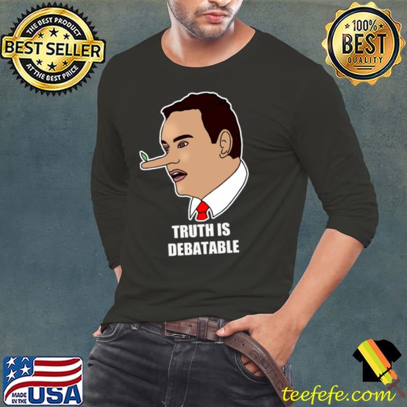 George Santos Congressman Truth Is Debatable s Long Sleeve Tee George Santos Congressman Truth Is Debatable s Long Sleeve Tee