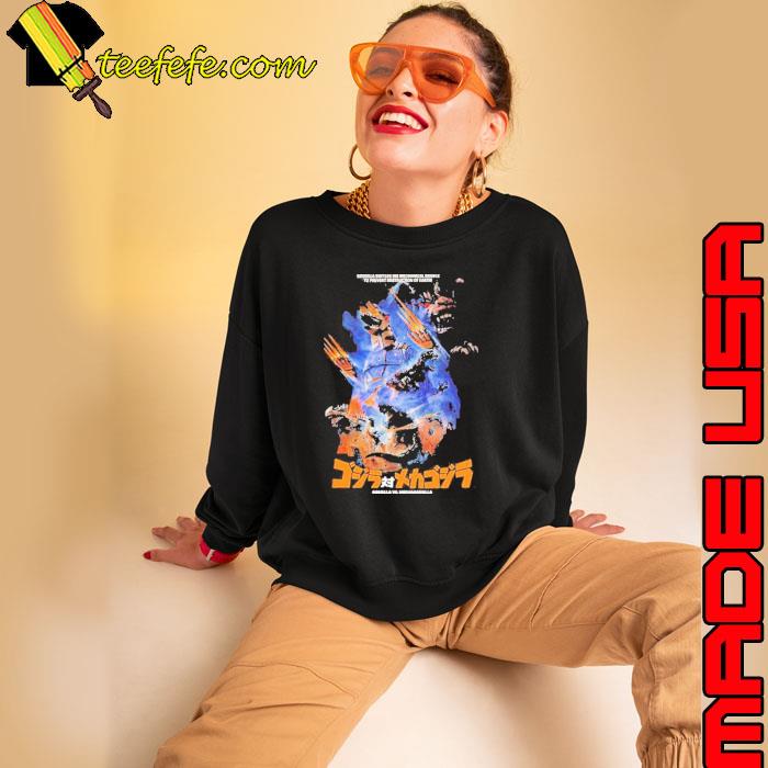 Godzilla Battles His Mechanical Double Godzilla Vs Mechagodzilla Shirt Godzilla Battles His Mechanical Double Godzilla Vs Mechagodzilla Shirt