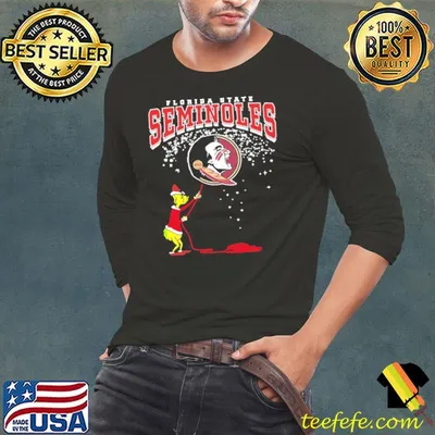 Grinch Florida state seminoles Christmas Football shirt