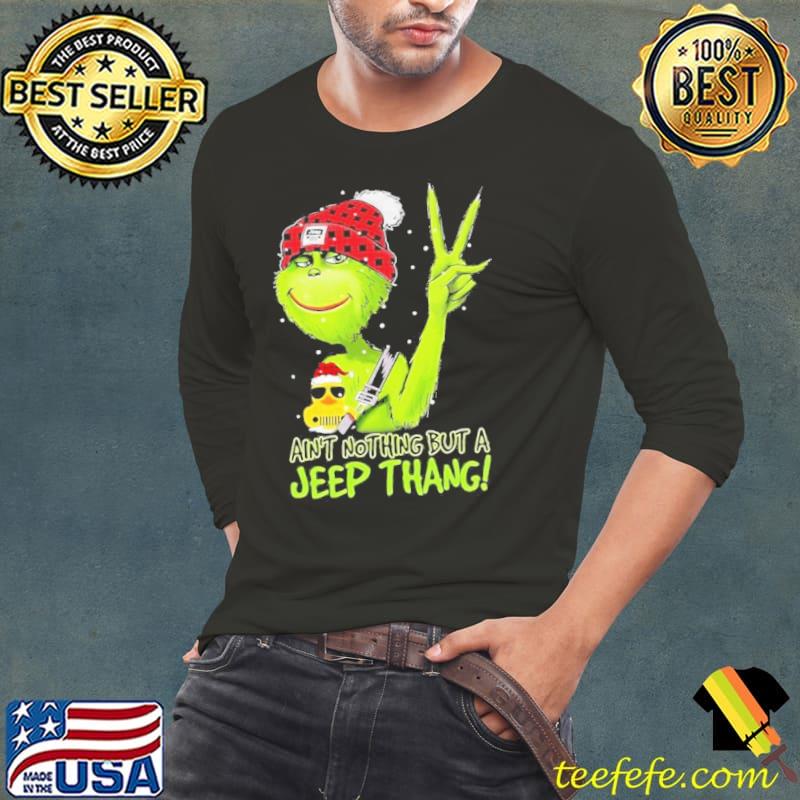 Grinch Hat Santa Ain’t Nothing But A Jeep Thang Merry Christmas Shirt Grinch Hat Santa Ain’t Nothing But A Jeep Thang Merry Christmas Shirt