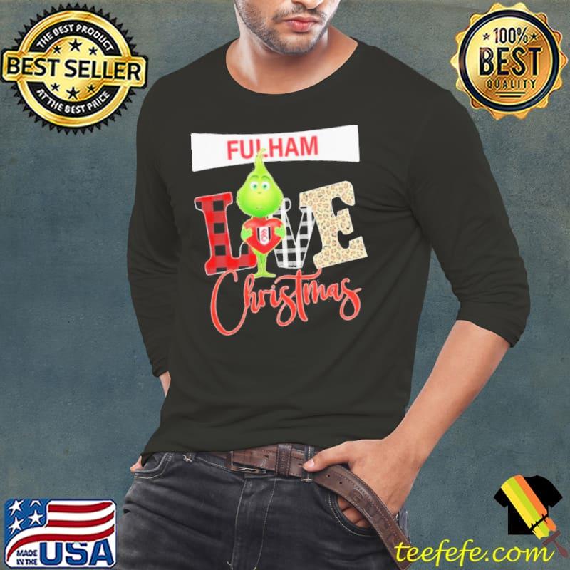 Grinch Hug Heart Fulham Love Christmas Shirt