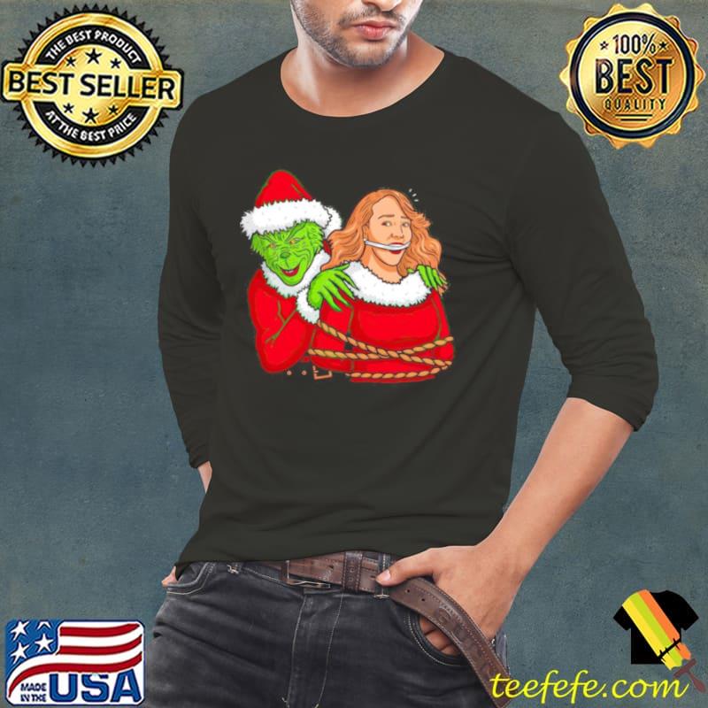 Grinch Mariah Carey Christmas s Long Sleeve Tee Grinch Mariah Carey Christmas s Long Sleeve Tee