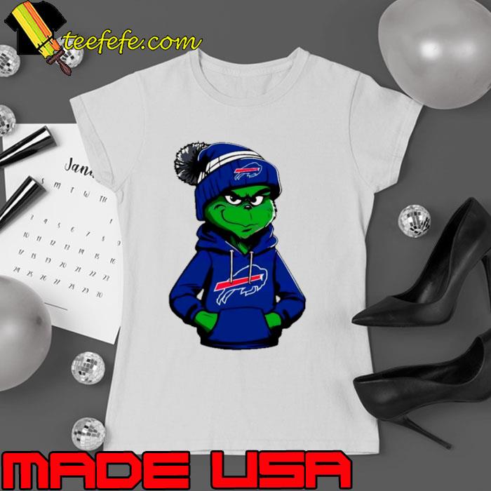 Grinch Wears Buffalo Bills Clothes s Ladies tee Grinch Wears Buffalo Bills Clothes s Ladies tee