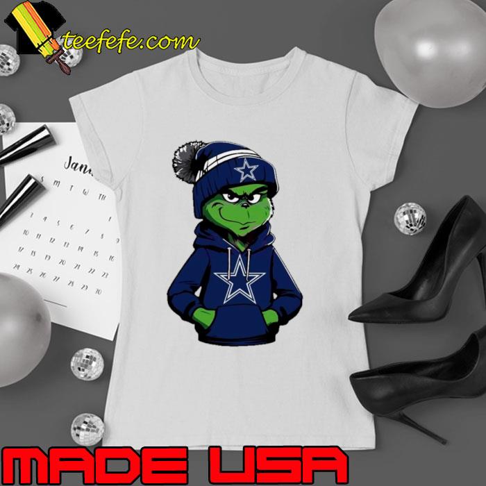 Grinch Wears Dallas Cowboys Clothes s Ladies tee Grinch Wears Dallas Cowboys Clothes s Ladies tee