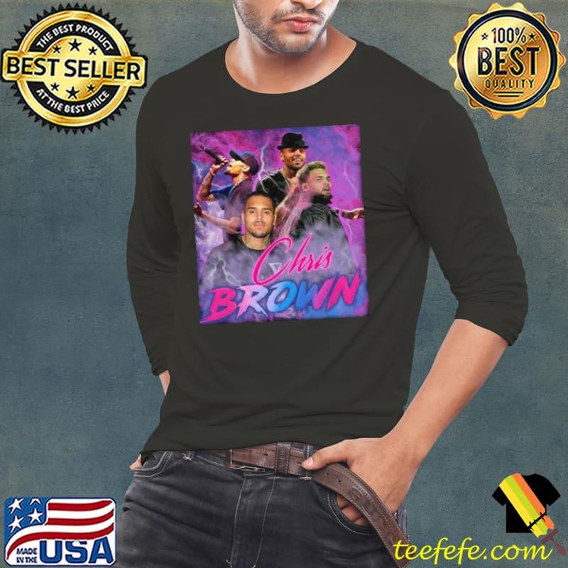 Groovy Chris Brown Breezy 90s Hip Hop Rapper Shirt Long Sleeve Tee Groovy Chris Brown Breezy 90s Hip Hop Rapper Shirt Long Sleeve Tee