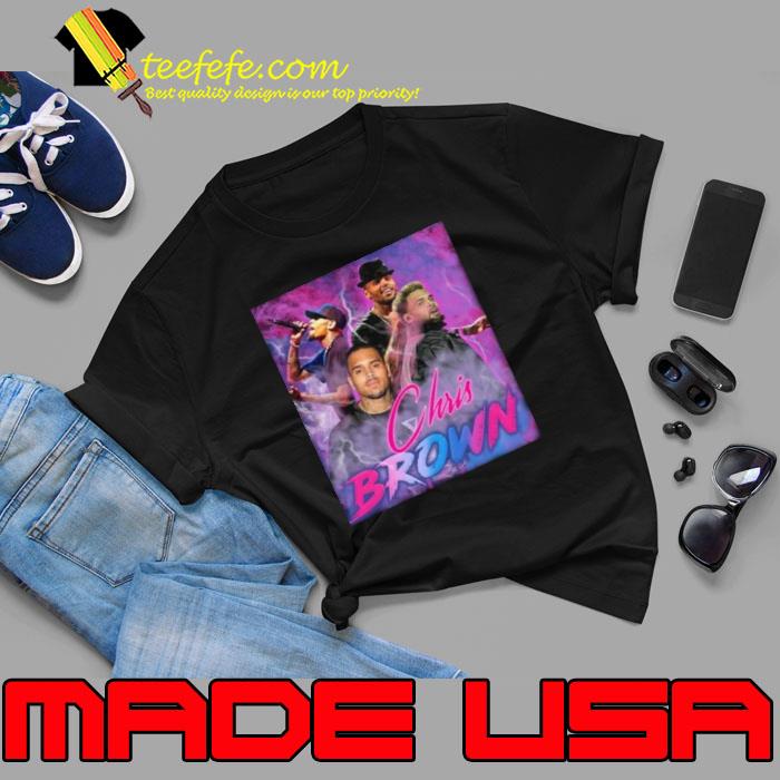 Groovy Chris Brown Breezy 90s Hip Hop Rapper Shirt
