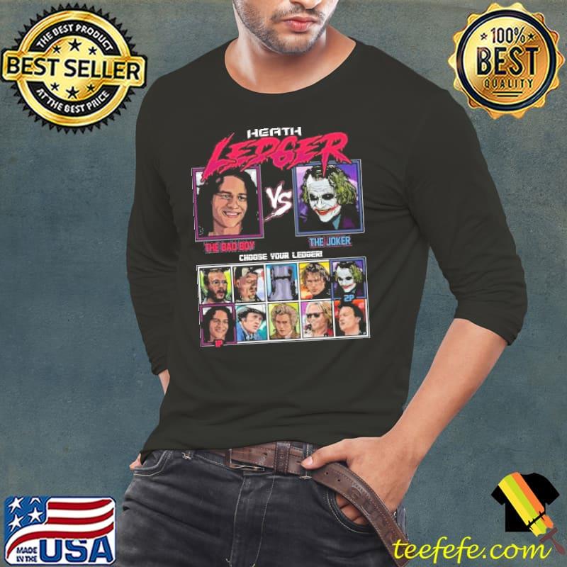 Heath Ledger Fighter Shirt Long Sleeve Tee Heath Ledger Fighter Shirt Long Sleeve Tee