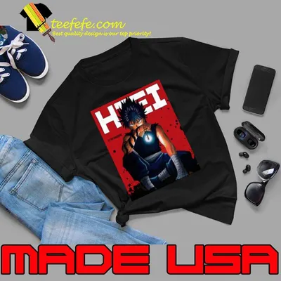 Hiei Yyh Red Comic Design shirt