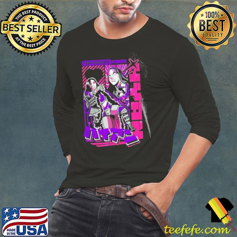 Hyan Renaissance Woman Shirt Long Sleeve Tee Hyan Renaissance Woman Shirt Long Sleeve Tee