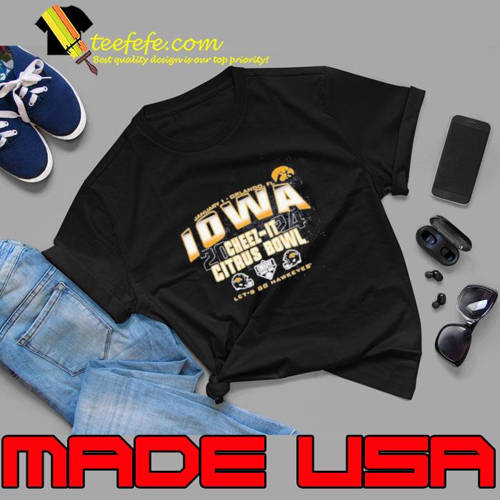 Iowa Hawkeyes 2024 Cheez It Citrus Bowl Let’s Go Hawkeyes Shirt