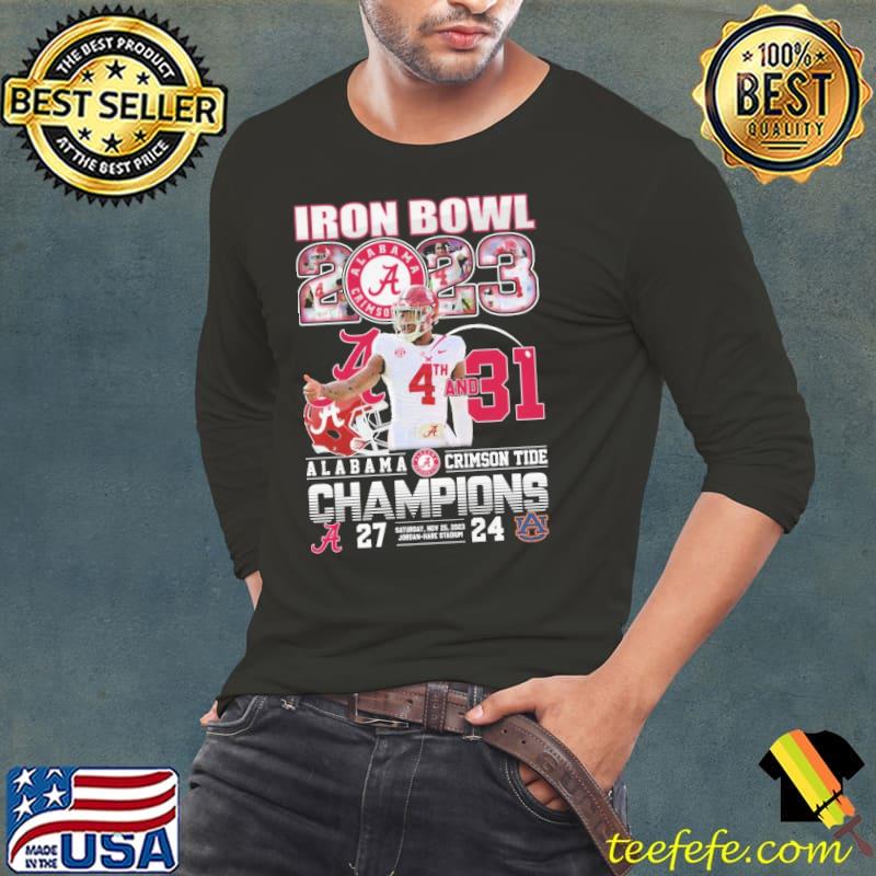 Iron bowl alabama crimson tide champions 27 24 s Long Sleeve Tee Iron bowl alabama crimson tide champions 27 24 s Long Sleeve Tee