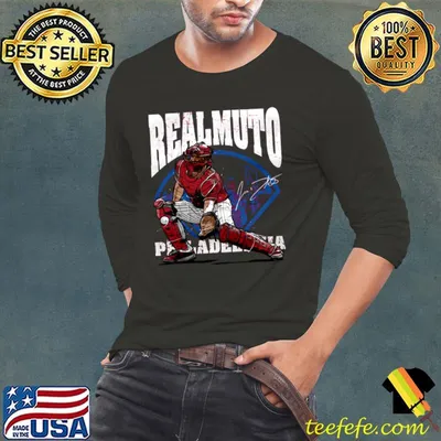 J.T. Realmuto Signature American professional baseball catcher for the Philadelphia Phillies Field T-Shirt