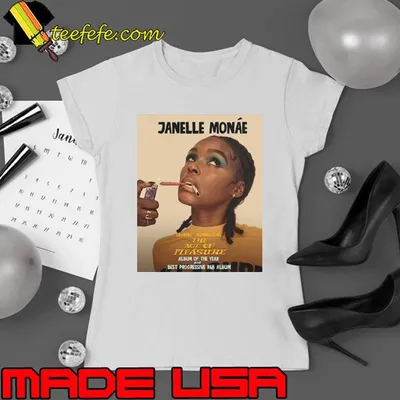 Janelle Monae Grammy Nominations The Age Of Pleasure Album Of The Year And Best Progressive RnB Album Shirt