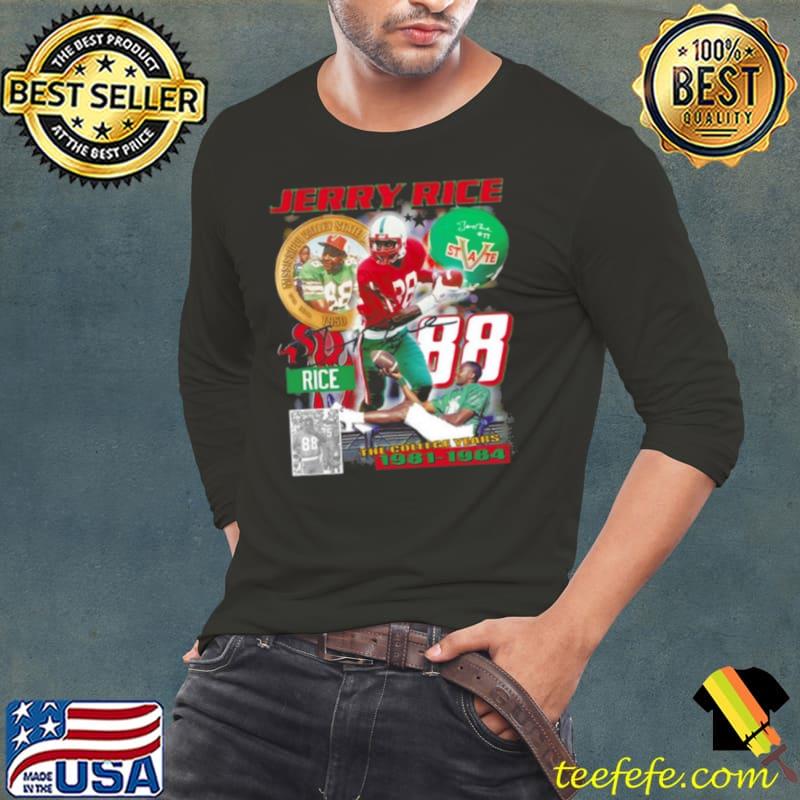 Jerry Rice The College Years Homage Mississippi Valley State Shirt Long Sleeve Tee Jerry Rice The College Years Homage Mississippi Valley State Shirt Long Sleeve Tee