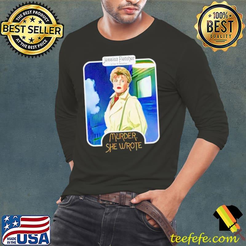 Jessica Fletcher murder she wrote s Long Sleeve Tee Jessica Fletcher murder she wrote s Long Sleeve Tee