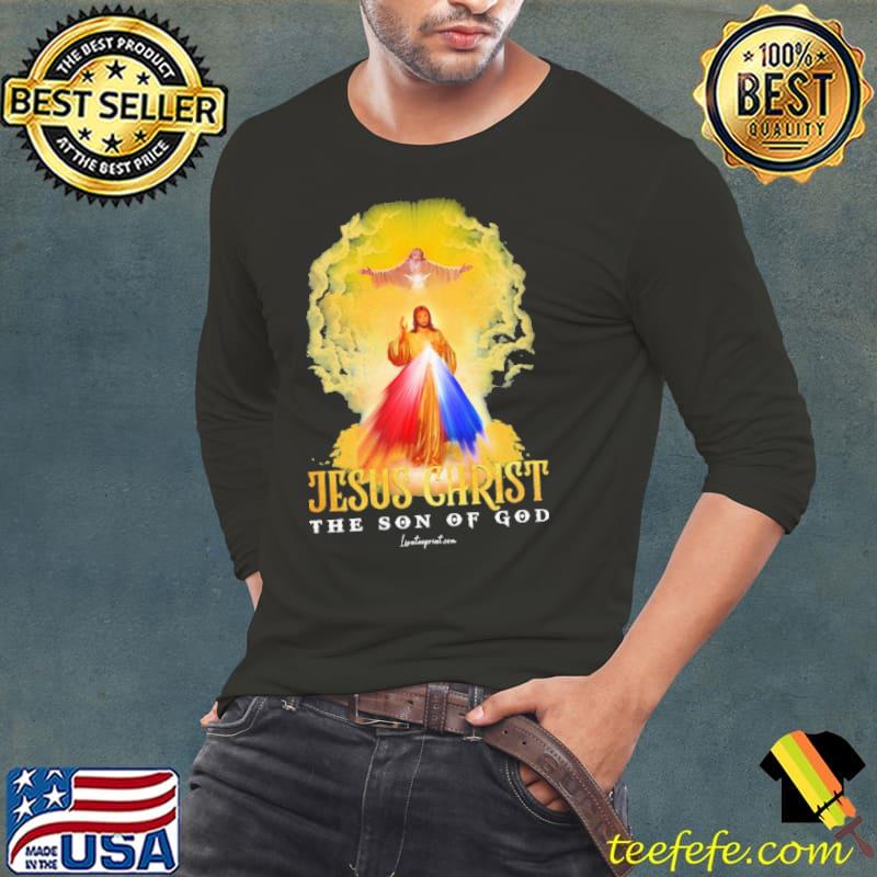 Jesus Christ The Son Of God Sky s Long Sleeve Tee Jesus Christ The Son Of God Sky s Long Sleeve Tee