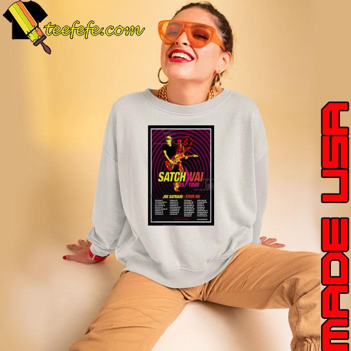 Joe Satriani Satriani Vai 2024 Tour Poster Shirt