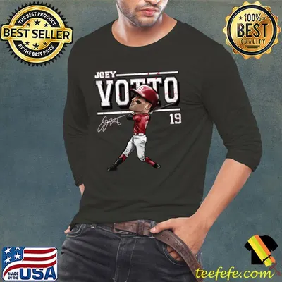 Joey Votto Signature Canadian professional baseball first baseman Cincinnati Cartoon T-Shirt
