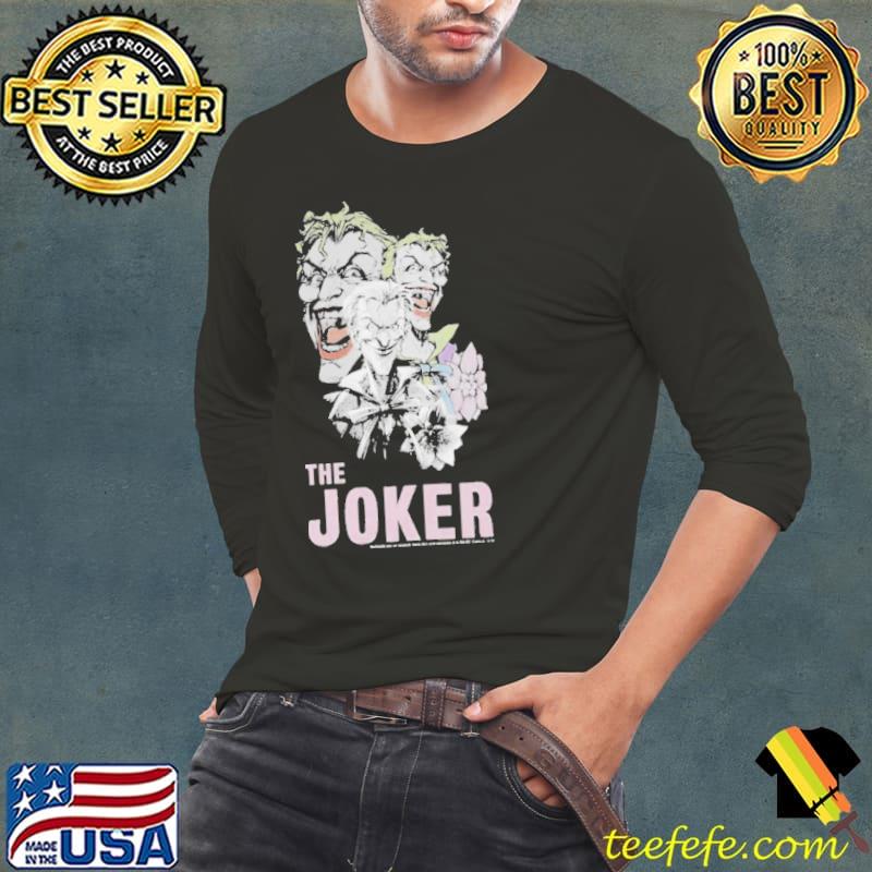 Joker Collage DC Comics Shirt Long Sleeve Tee Joker Collage DC Comics Shirt Long Sleeve Tee