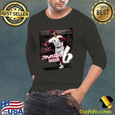 Jonathan India Signature American professional baseball infielder for the Cincinnati Reds T-Shirt