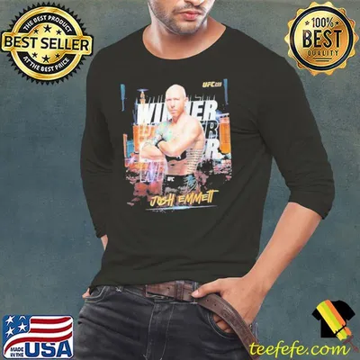 Josh Emmett defeats Bryce Mitchell in the first round via knockout Shirt
