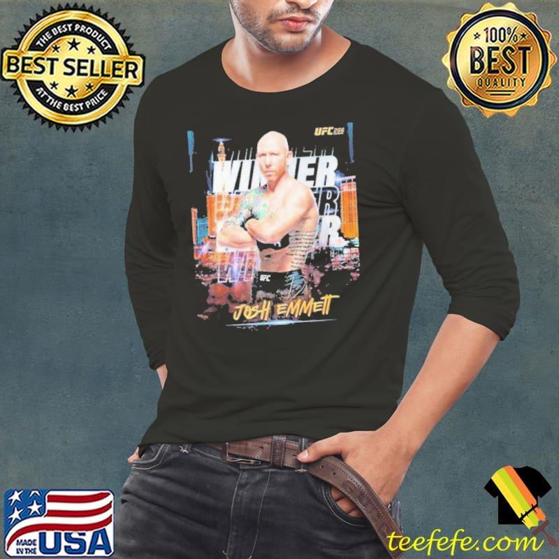 Josh Emmett defeats Bryce Mitchell in the first round via knockout Shirt