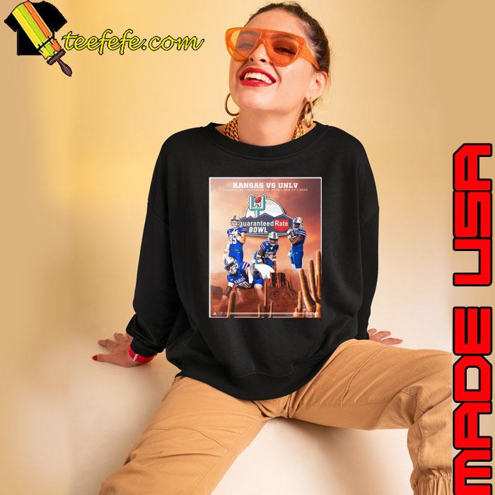 Kansas Football Vs Unlv Headed To The Desert 2023 Guaranteed Rate Bowl In Phoenix Az December 26 s Sweatshirt Kansas Football Vs Unlv Headed To The Desert 2023 Guaranteed Rate Bowl In Phoenix Az December 26 s Sweatshirt