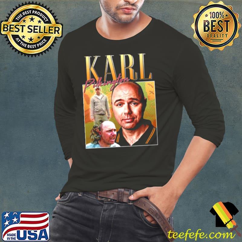Karl Pilkington Homage Funny s Long Sleeve Tee Karl Pilkington Homage Funny s Long Sleeve Tee