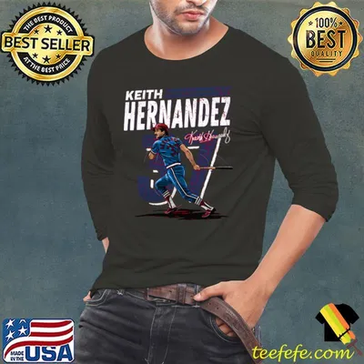 Keith Hernandez Signature American former Major League Baseball first baseman St. Louis Dash T-Shirt