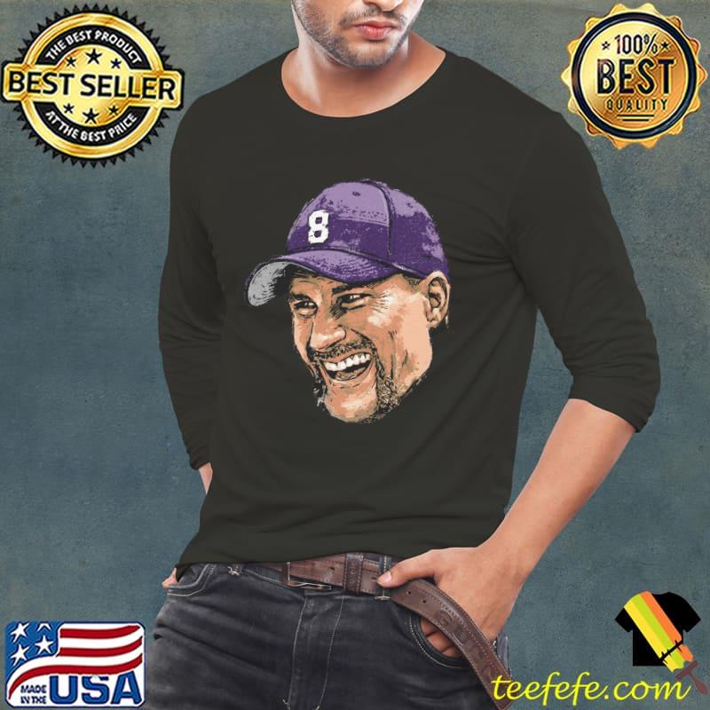 Kirk Cousins American football quarterback for the Minnesota Vikings Minnesota Mustache T-Shirt Long Sleeve Tee Kirk Cousins American football quarterback for the Minnesota Vikings Minnesota Mustache T-Shirt Long Sleeve Tee