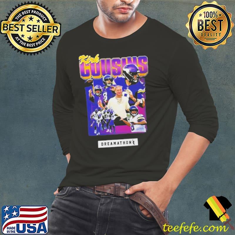 Kirk Cousins Minnesota Vikings Players s Long Sleeve Tee Kirk Cousins Minnesota Vikings Players s Long Sleeve Tee