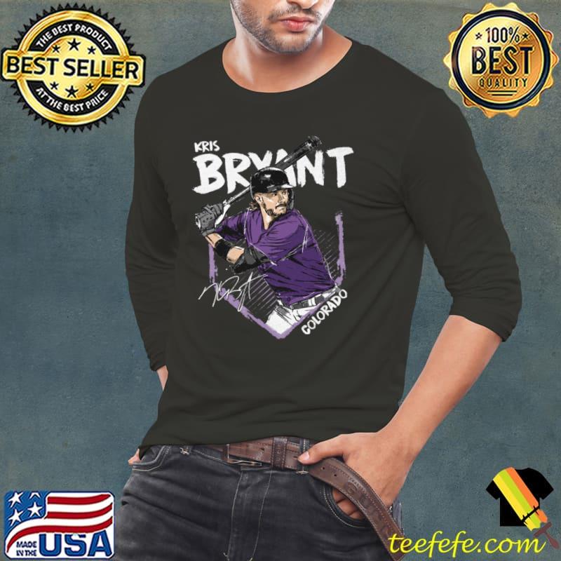 Kris Bryant Signature professional baseball third baseman and outfielder Colorado Base T-Shirt Kris Bryant Signature professional baseball third baseman and outfielder Colorado Base T-Shirt