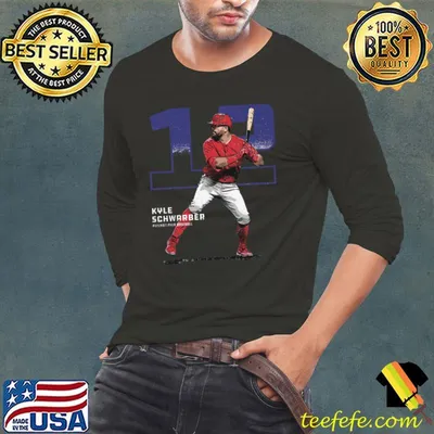 Kyle Schwarber American professional baseball outfielder for the Philadelphia Phillies Outline T-Shirt