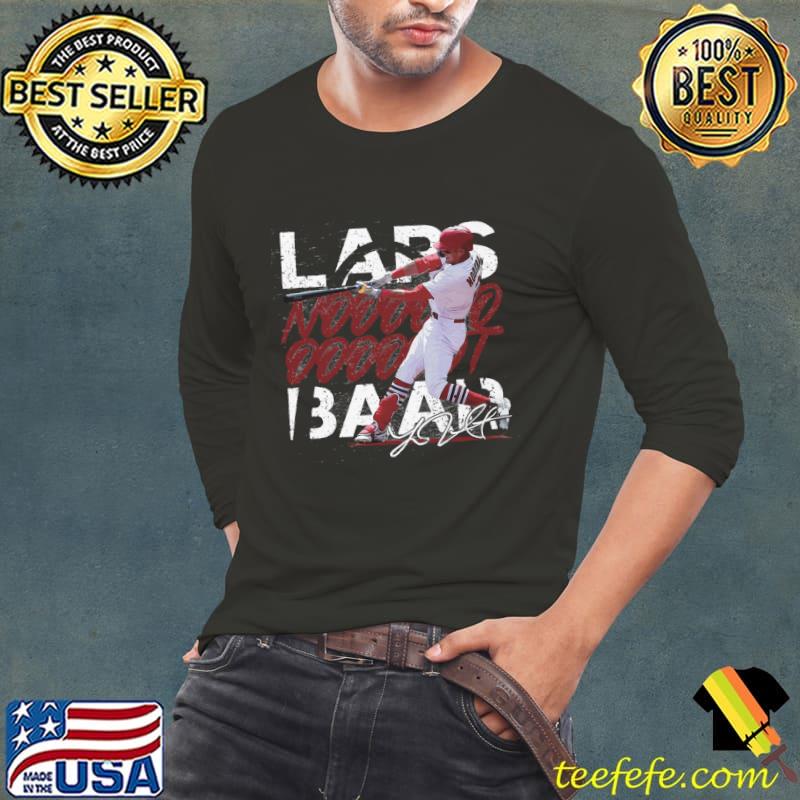 Lars Nootbaar Signature American professional baseball outfielder for the St. Louis Cardinals T-Shirt Lars Nootbaar Signature American professional baseball outfielder for the St. Louis Cardinals T-Shirt