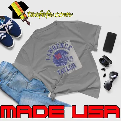 Lawrence Taylor New York G Helmet Font Shirt