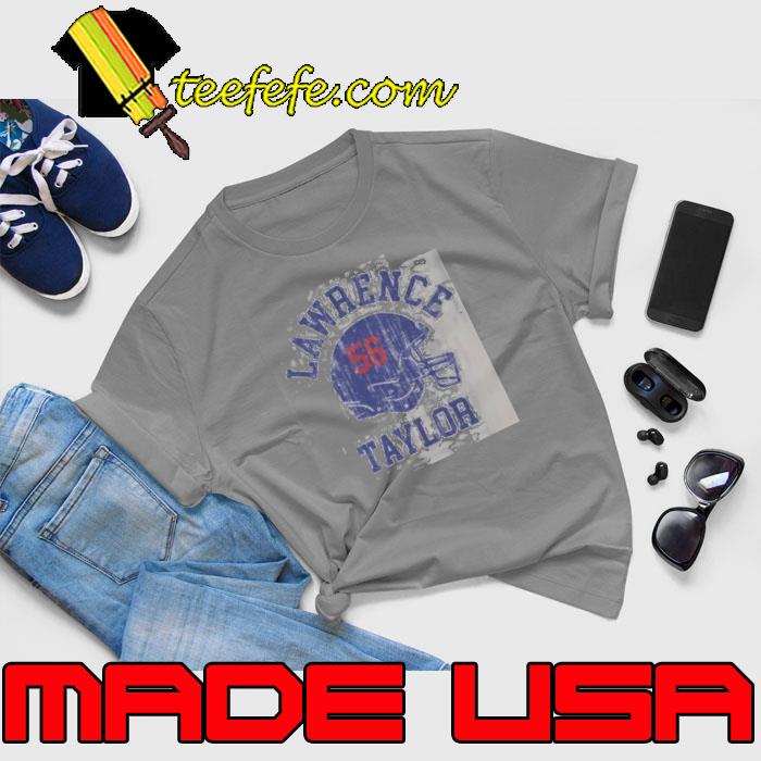 Lawrence Taylor New York G Helmet Font Shirt