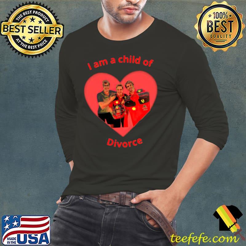 Leclerc and Sainz I am a child of divorce s Long Sleeve Tee Leclerc and Sainz I am a child of divorce s Long Sleeve Tee