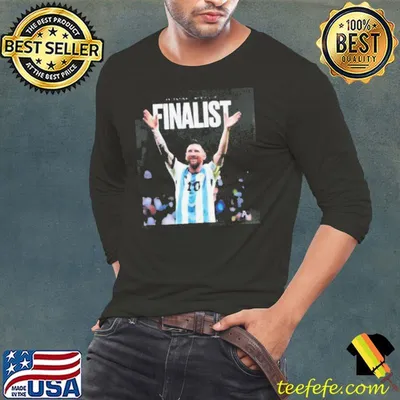 Lionel Messi Argentina National Team Champion World Cup Vintage Shirt