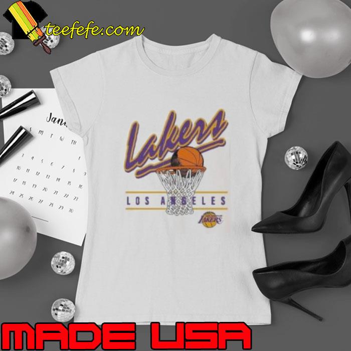 Los Angeles Lakers Nba Essentials Hamilton Vintage s Ladies tee Los Angeles Lakers Nba Essentials Hamilton Vintage s Ladies tee
