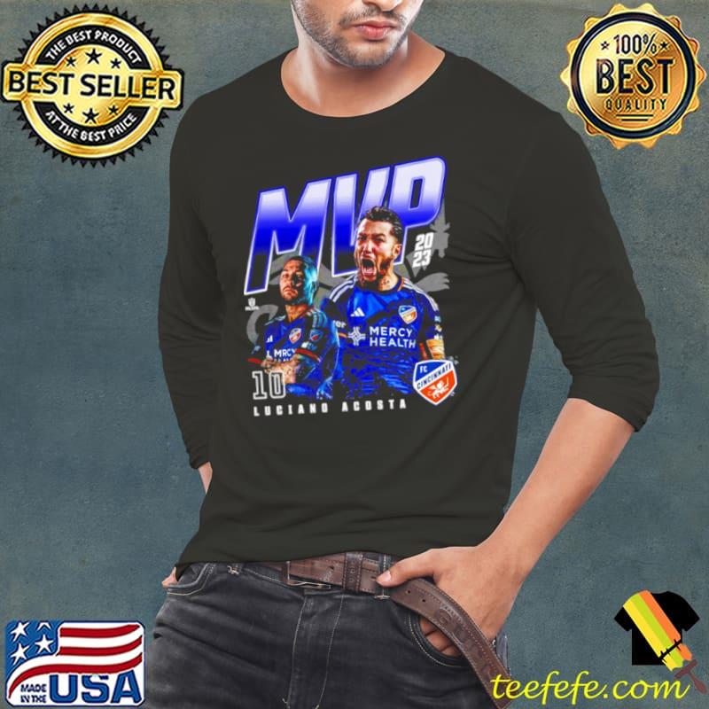 Luciano Lucho Acosta Fc Cincinnait MVP 2023 s Long Sleeve Tee Luciano Lucho Acosta Fc Cincinnait MVP 2023 s Long Sleeve Tee