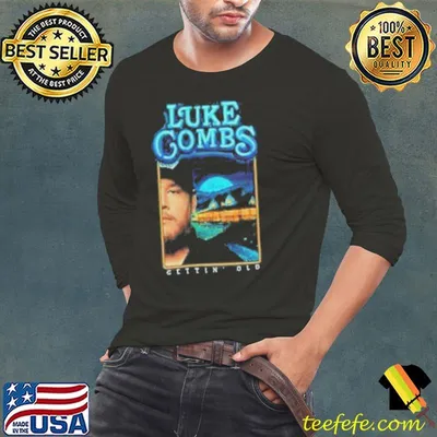 Luke Combs 2024 Tour T Shirt Growing Up And Getting Old Shirt